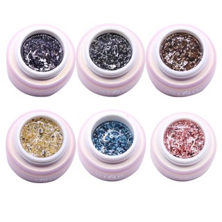 Gel đá set 6 màu sơn móng đắp móng