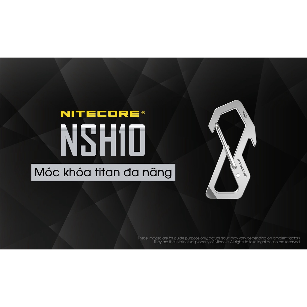 Móc chìa khóa - NSH10 - Nitecore - Móc khóa Titan đa năng