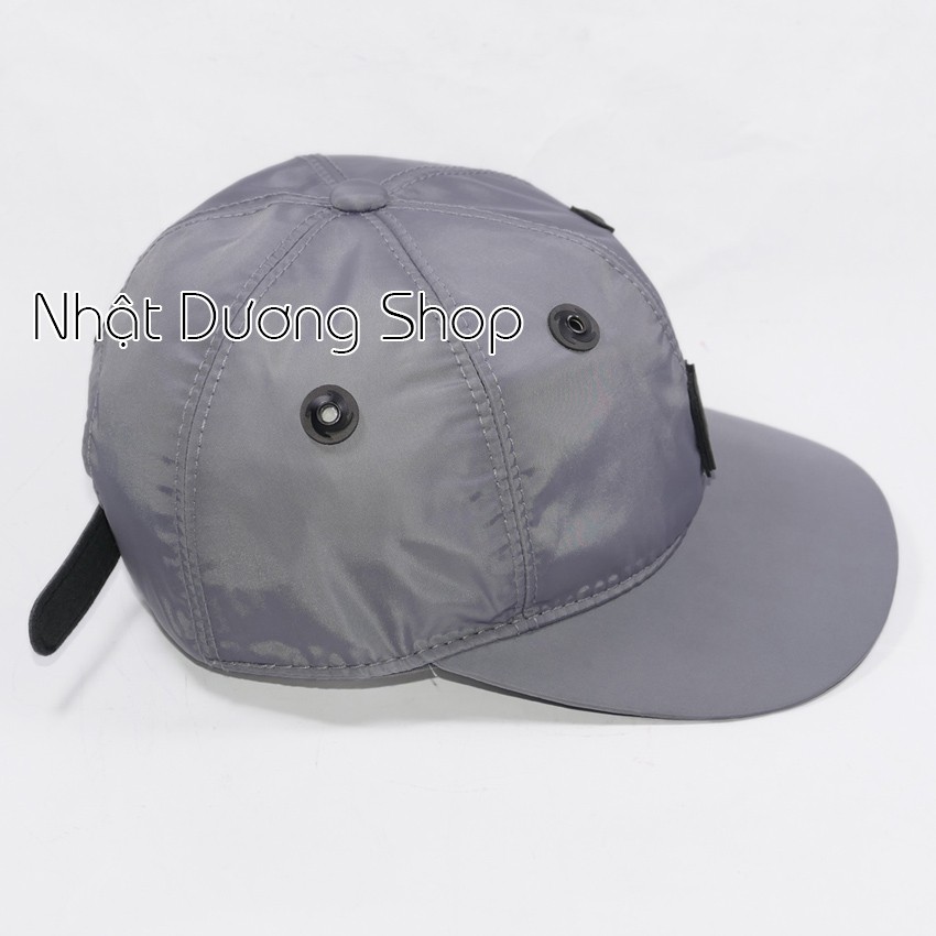 [ FREESHIP ] Nón kết đẹp vải dù trơn bóng thời trang cao cấp, đường may tinh tế, mặt da lốc xoáy, nón kết vải dù cao cấp