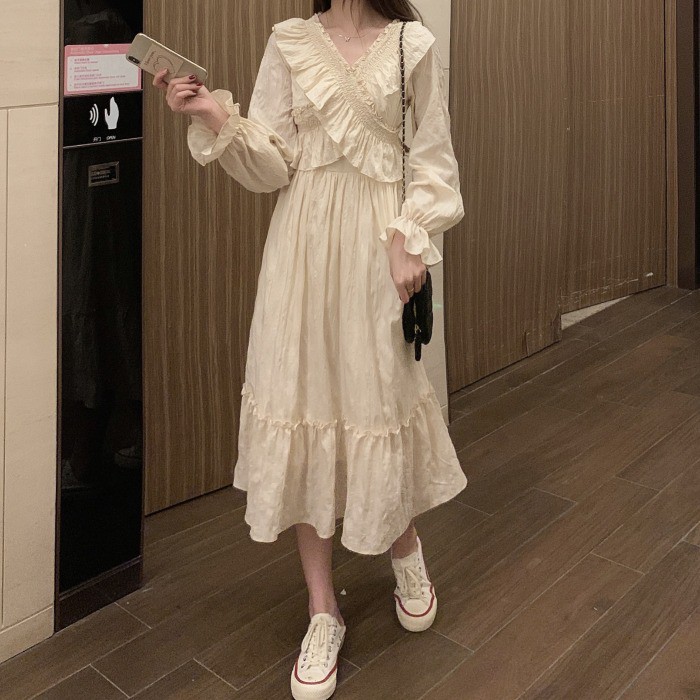 (Order) Đầm ulzzang dễ thương dáng dài order Quảng Châu