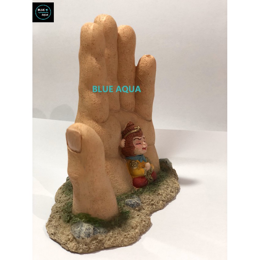 Trang Trí Hồ Cá Tôn Ngộ Không Sủi Oxi