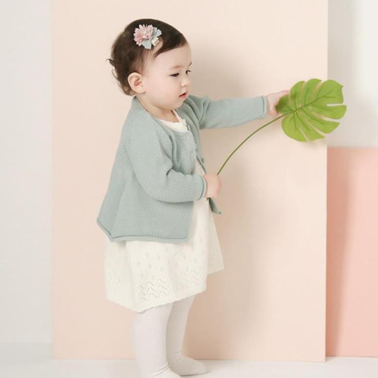 HL779 Quần tất cotton chống trượt ấm áp màu trắng cho bé 23 5 nu112