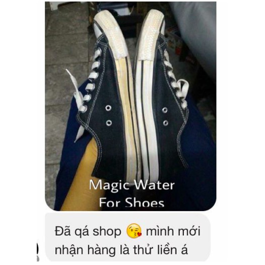 Nước Lau Giày tẩy ố Thần Kì "Magic Water" - Vệ Sinh Giày Siêu Tốc