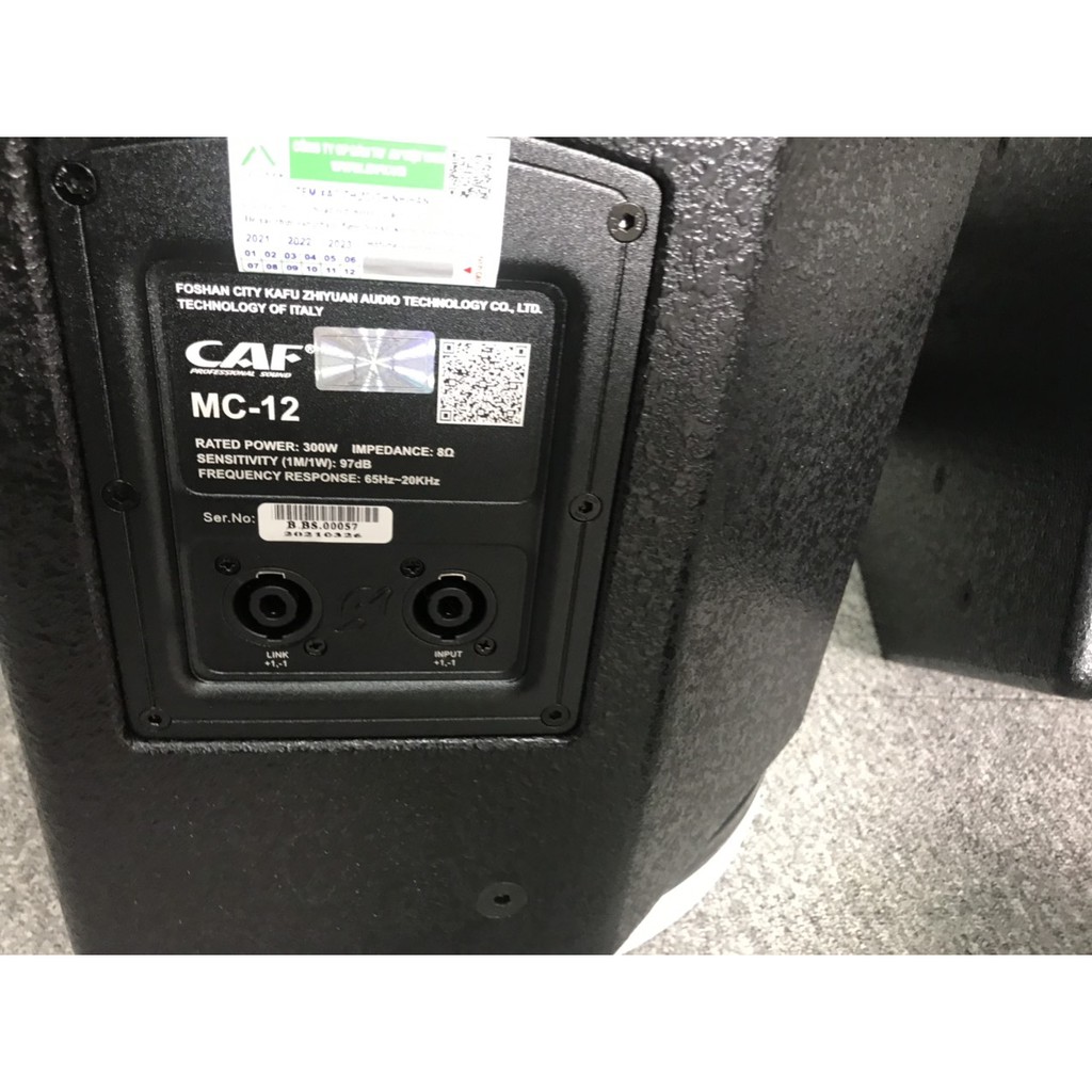 LOA FULL CAF MC -12 ,công suất 1200W, công nghệ ITALY,trở kháng 8ohm