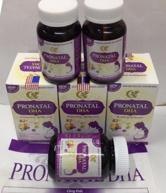 PRONATAL DHA Bổ sung sắt, acid folic, vitamin cho mọi phụ nữ mang thai và cho con bú