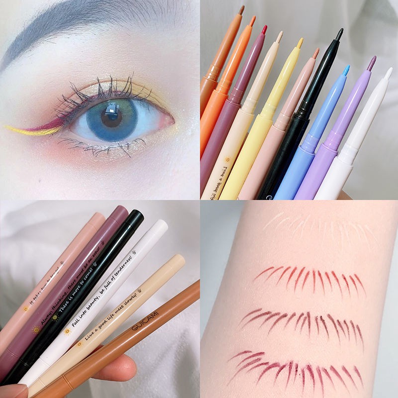 [Hàng mới về] Bút Kẻ Mắt Siêu Mịn Không Thấm Nước Chống Nhòe Nhiều Màu Sắc