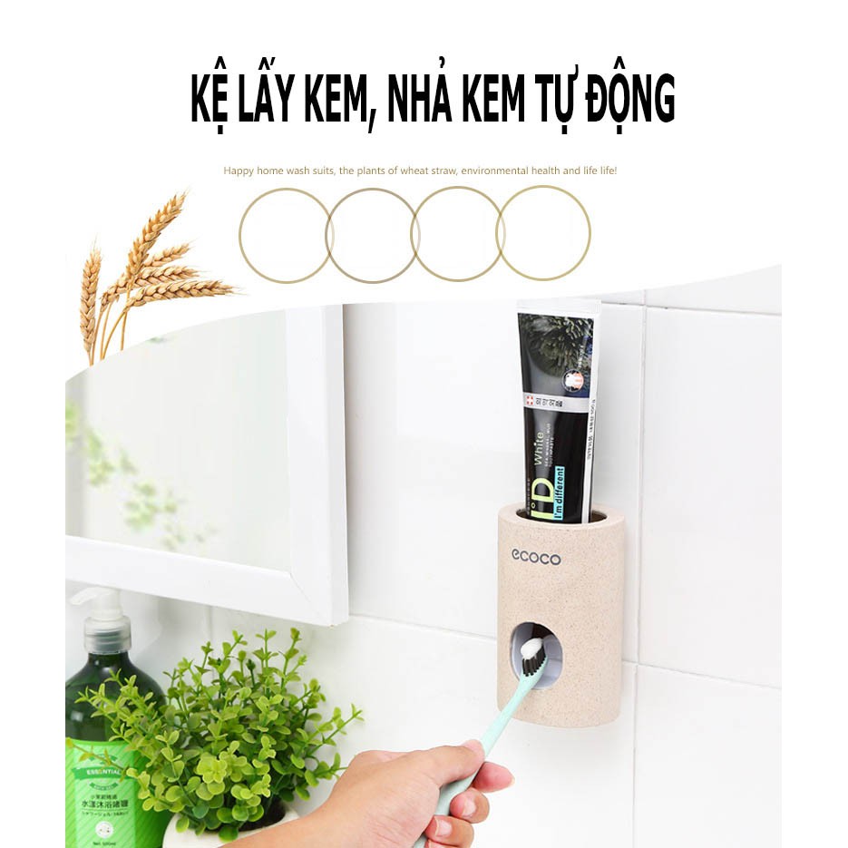 Kệ nhả kem tự động đơn (màu lúa mì) Ecoco-E1703