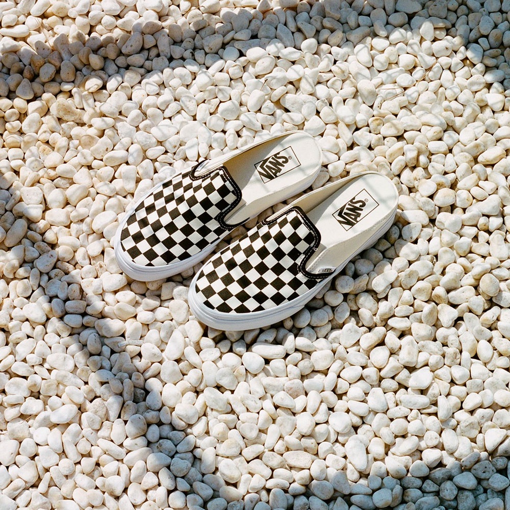 Giày Vans Classic Slip-On Mule Checkerboard - VN0004KTEO1