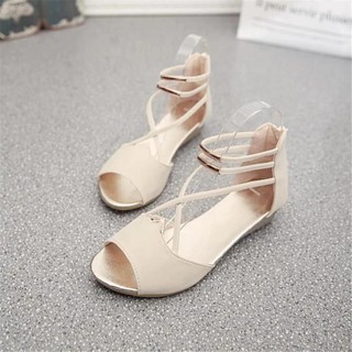 Giày sandal đế xuồng thấp thời trang