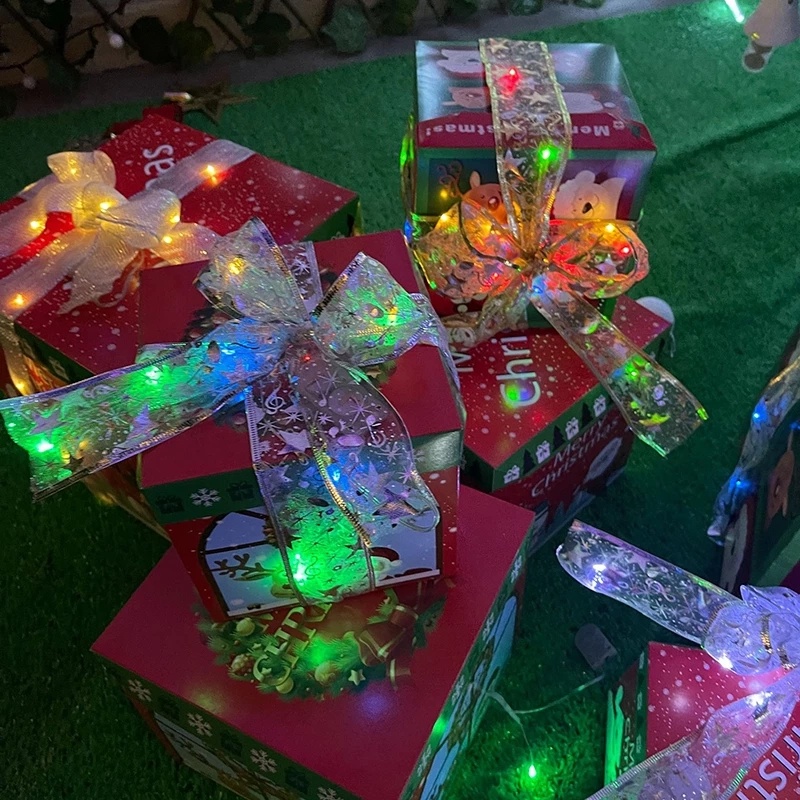 1 / 2 / 4 / 5M Dây Đèn Led Hai Lớp Trang Trí Cây Thông Noel