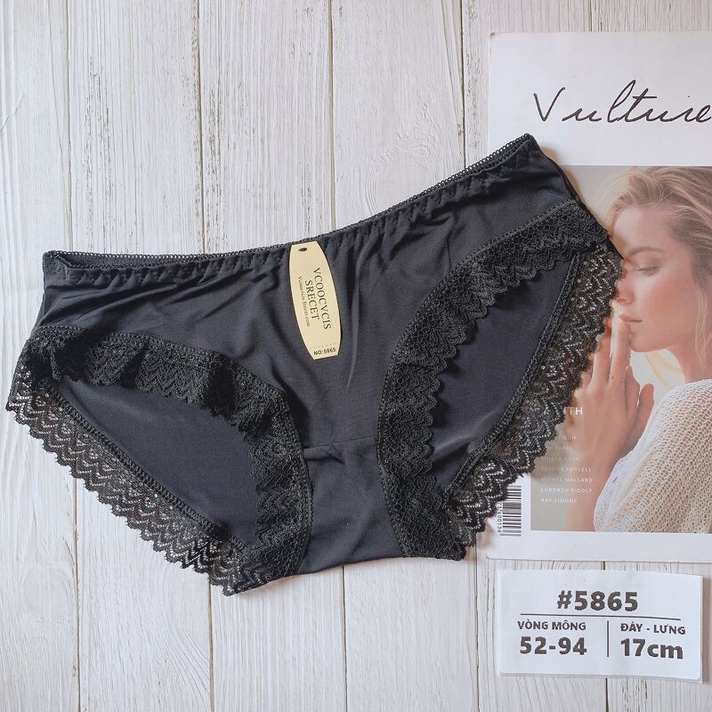 Quần lót nữ phối ren có lỗ thông hơi mặc mát lạnh | BigBuy360 - bigbuy360.vn