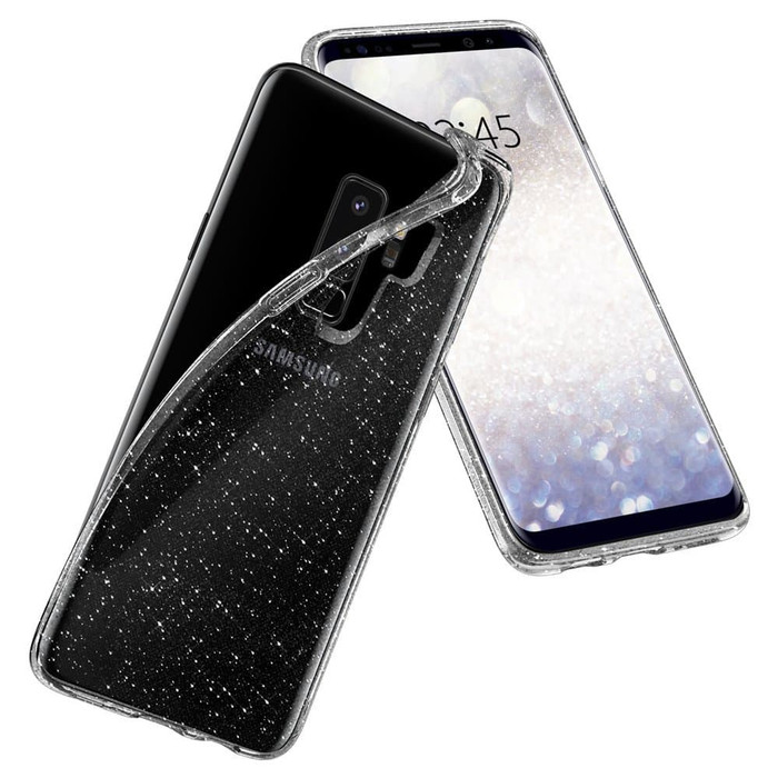 Ốp Điện Thoại Đính Đá Kim Tuyến Lấp Lánh Sang Trọng Cho Spigen Galaxy S9 Plus