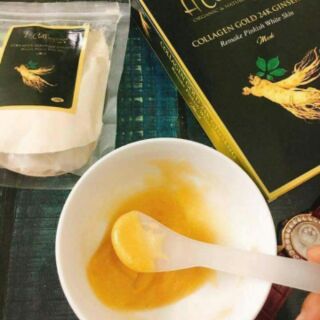 Mặt nạ H-collagen vàng 24k nhân sâm