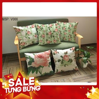 Vỏ gối Cành hồng tình yêu