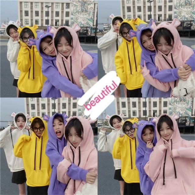 Áo khoác Hoodie Nữ thêu báo hồng Pink Panther - Hot trend 2021 | BigBuy360 - bigbuy360.vn