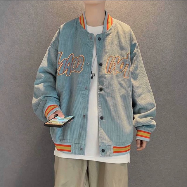 ÁO KHOÁC BÓNG CHÀY ULZZANG K02 (ảnh thật phía cuôi) | BigBuy360 - bigbuy360.vn