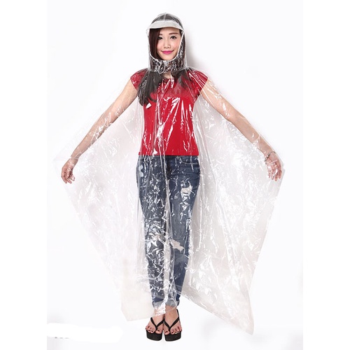 ( Loại dày ) Bộ quần áo đi mưa trong suốt thời trang siêu bền
