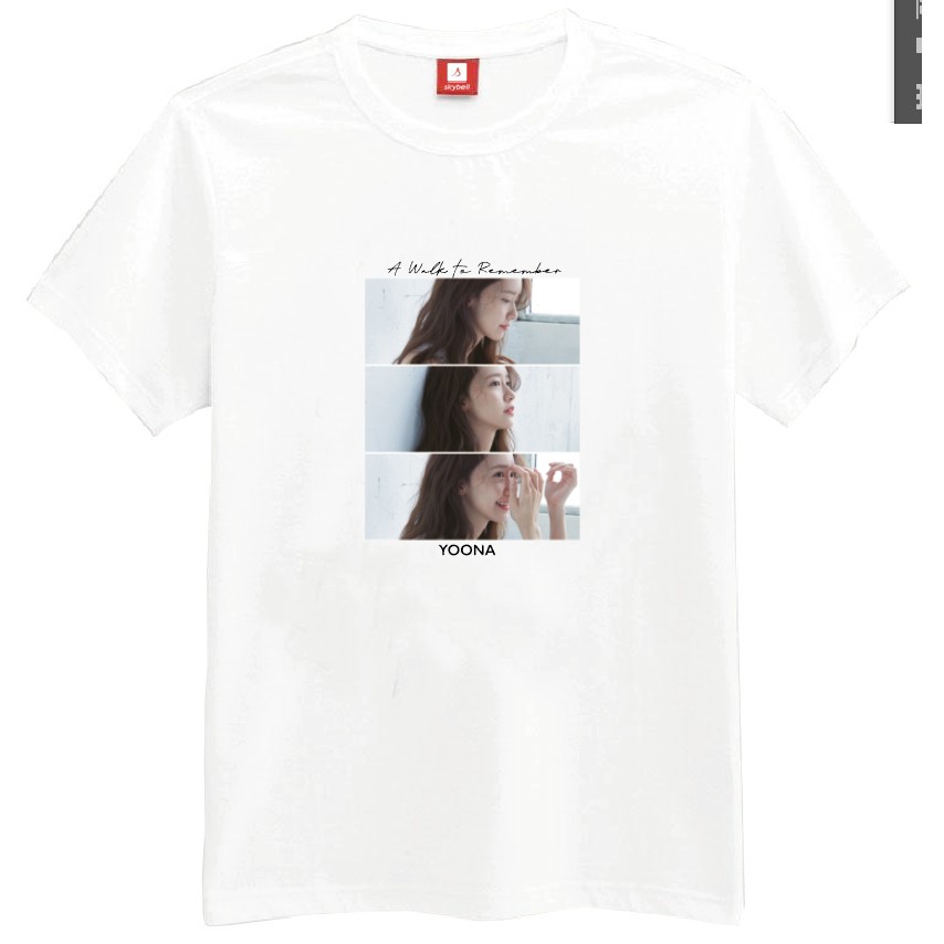 Áo thun Kpop YOONA - A WALK TO REMEMBER TRẮNG