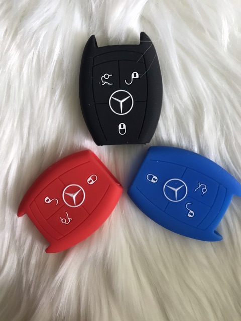 Bao silicone  bảo vệ khoá TM  smart key Mercedes 3nút