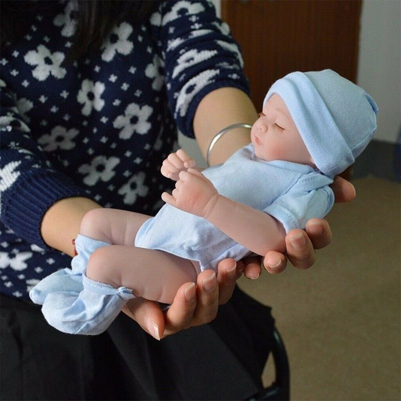 Búp Bê Em Bé Sơ Sinh Bằng Silicone 10 &quot;/ 25cm