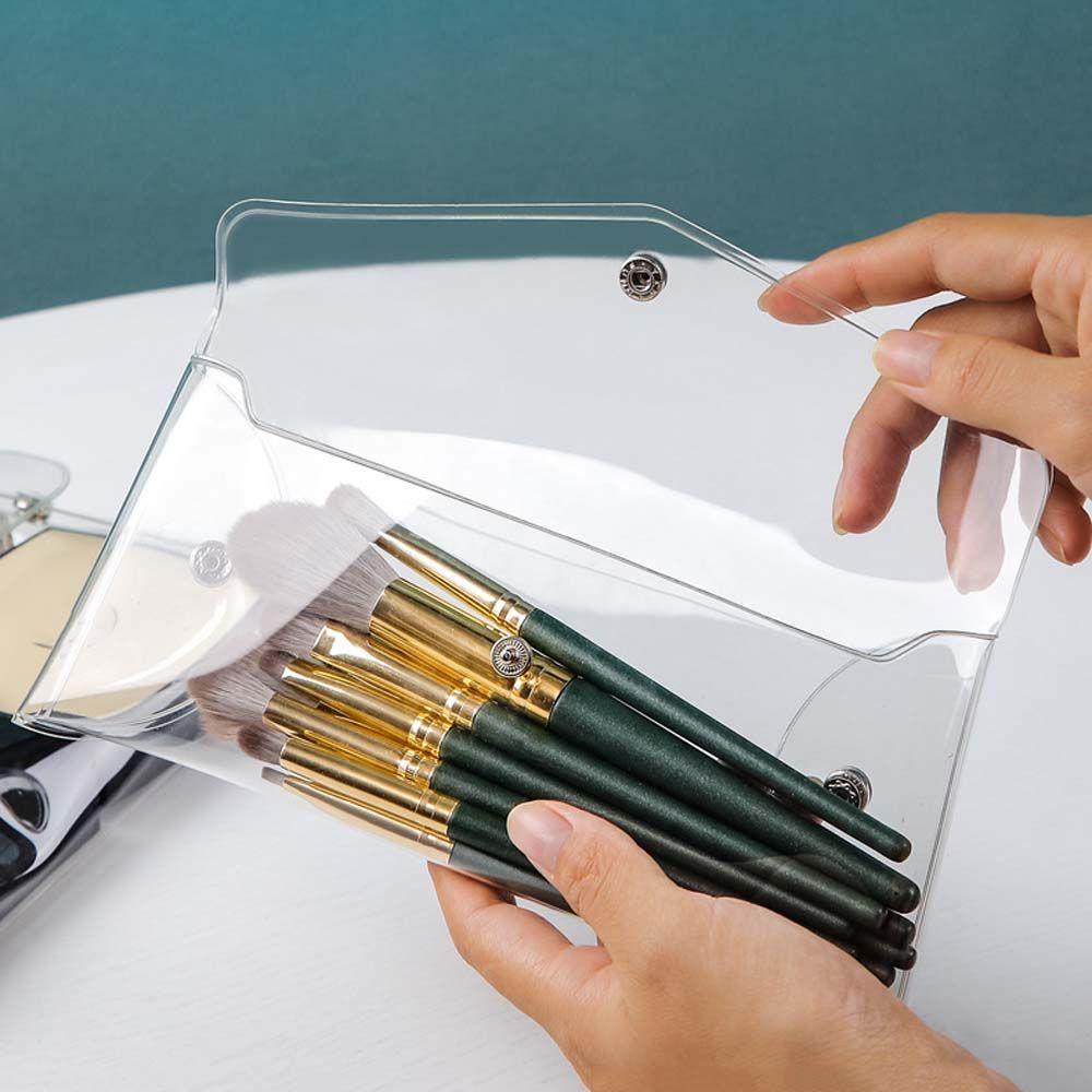 Túi Đựng Mỹ Phẩm Di Động Bằng PVC Trong Suốt Lấp Lánh Sắp Xếp Gọn Gàng Cho Du Lịch Ngoài Trời