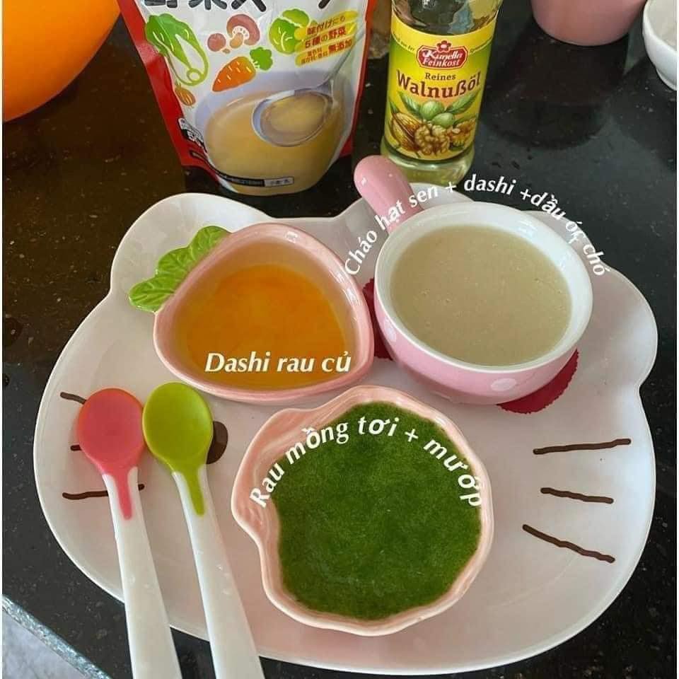 Bột Dashi Pigeon Cho Bé, Nước Dashi Cho Bé Ăn Dặm Vị Tảo Bẹ Cá Bào Nấm Rau Củ Gà Nhật Bản Nội Địa Từ 5 Tháng Date 3/2023