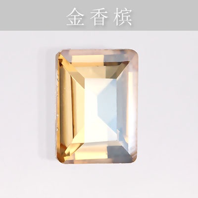 Phụ Kiện Đính Đá Pha Lê Hình Chữ Nhật Tự Trang Trí Điện Thoại / Mũ