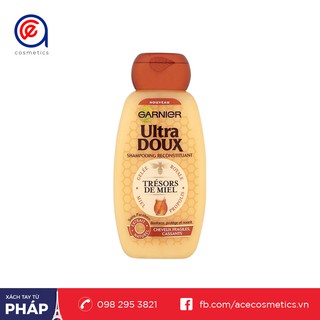 Dầu Gội Phục Hồi Tóc Hư Tổn Garnier Ultra Doux 250ml Mật Ong