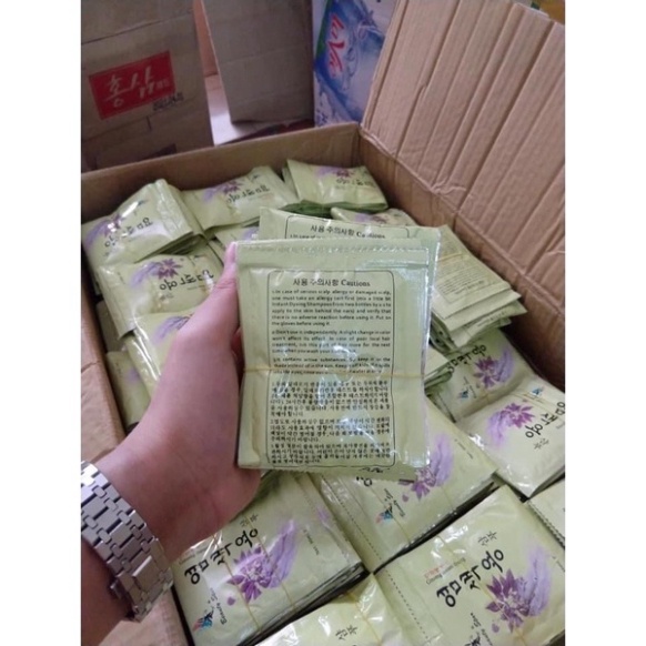 [ HÀNG MỚI DATE DÀI ] Conbo 50 Gói Dầu Gội Nhuộm Đen Tóc Beauty Star - Hàn Quốc 30ml [ Hàng Mới Về ]