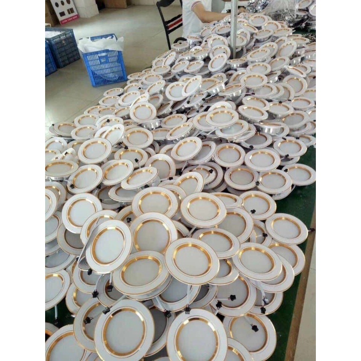 Đèn âm trần 7w siêu mỏng đế tản nhiệt lỗ khoét 90 - Ánh sáng 3 màu đèn dowlight giá rẻ chất lượng tốt bảo hành 12 tháng