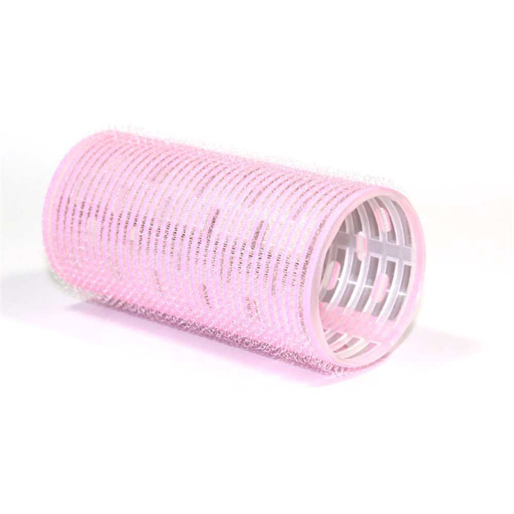 Lô uốn tóc bằng nhựa dày thiết kế tự dính tiện dụng Lô cuốn tóc Hàn Quốc lõi nhôm 12cm siêu to dài tự dính uốn mái dài cỡ lớn