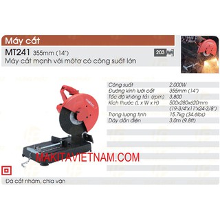 Máy Cắt Sắt Maktec Mt241 (355Mm_2000W)