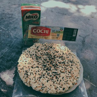 Thùng 40 gói cơm cháy mè đen ( vừng đen)  COCHI 65g - Cơm cháy Đại Long đặc sản Ninh Bình