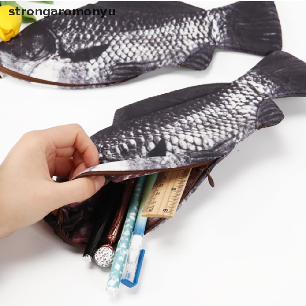 1 Hộp Đựng Bút Hình Cá Vui Nhộn