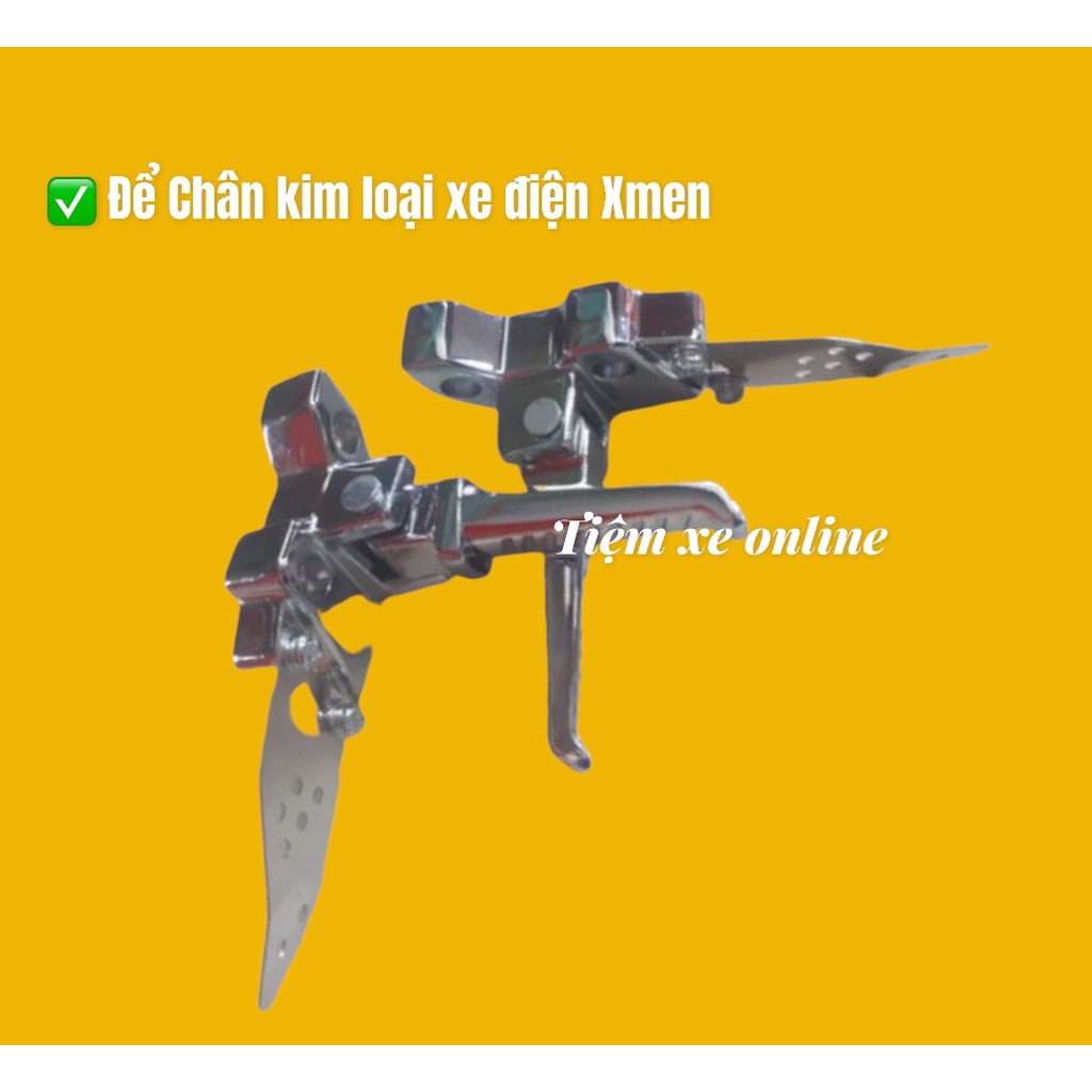Để chân sau kim loại xmen