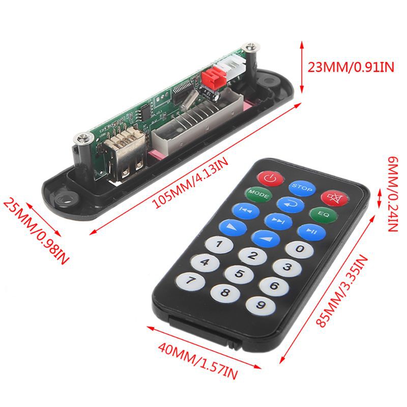 Bảng Mạch Giải Mã Âm Thanh Mp3 Cho Loa Xe Hơi