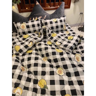 chăn phao cotton poly set 5 món