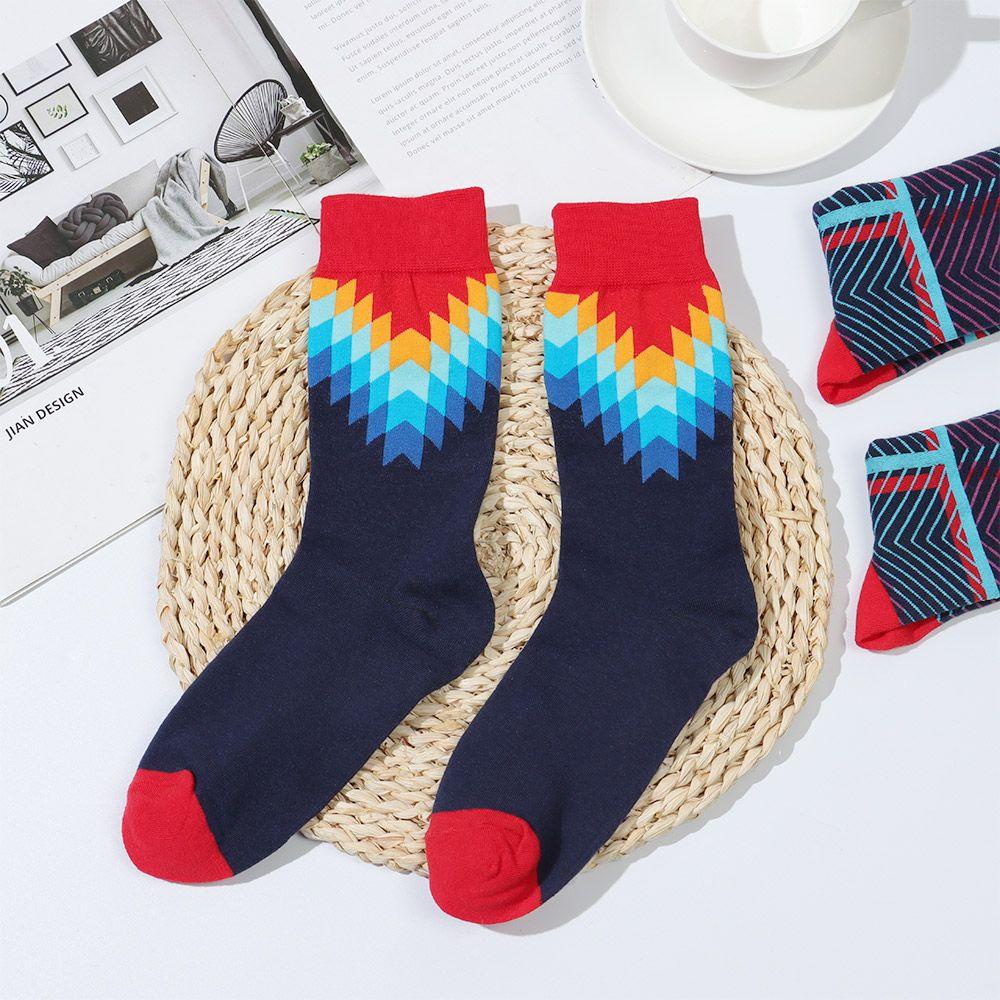 Vớ Phối Màu Vui Nhộn Thời Trang Thường Ngày 1 Cái Cho Nam