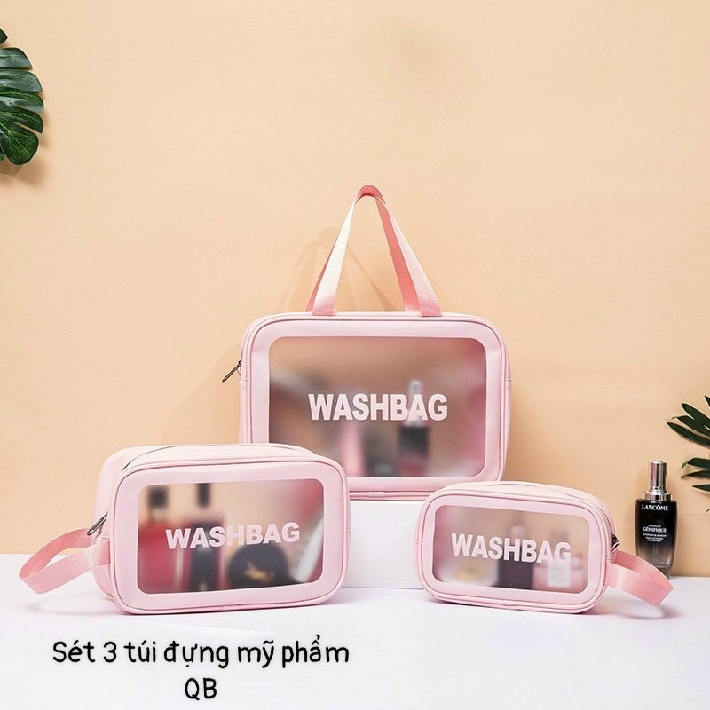 set 3 món túi trong đựng mỹ phẩm ( túi gồm 3 món)