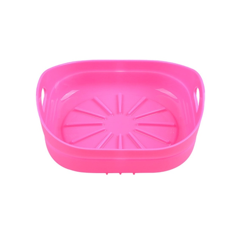 Nồi Chiên Không Khí Bằng Silicone 5 Màu An Toàn Có Thể Tái Sử Dụng