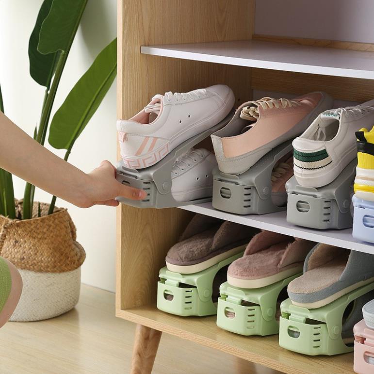 Giá Để Giày Dép 2 Tầng Hình Mỏ Vịt Tiết Kiệm Diện Tích