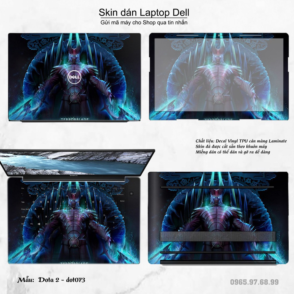 Skin dán Laptop Dell in hình Dota 2 nhiều mẫu 12 (inbox mã máy cho Shop)