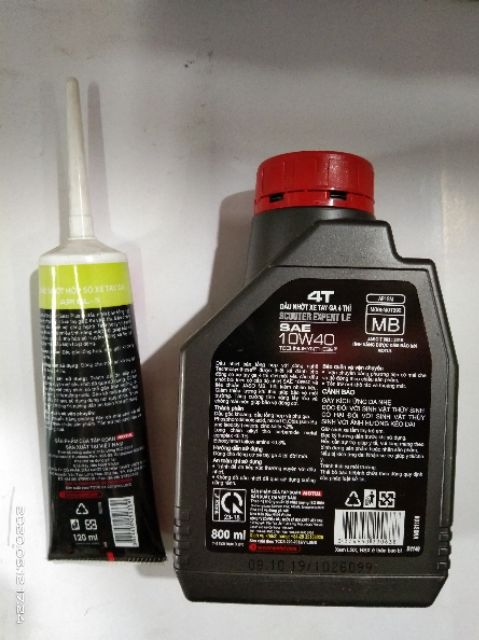 [giá rẻ nhất] Combo nhớt Motul cho xe tay ga