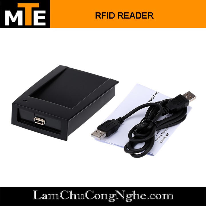 Thiết bị đọc thẻ RFID NFC 125KHz và 13.56MHz USB