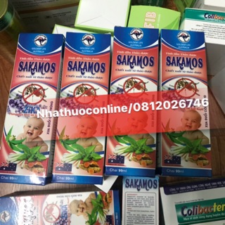 ✅✅XỊT THẢO DƯỢC SKAMOS CHỐNG MUỖI AN TOÀN CHO BÉ