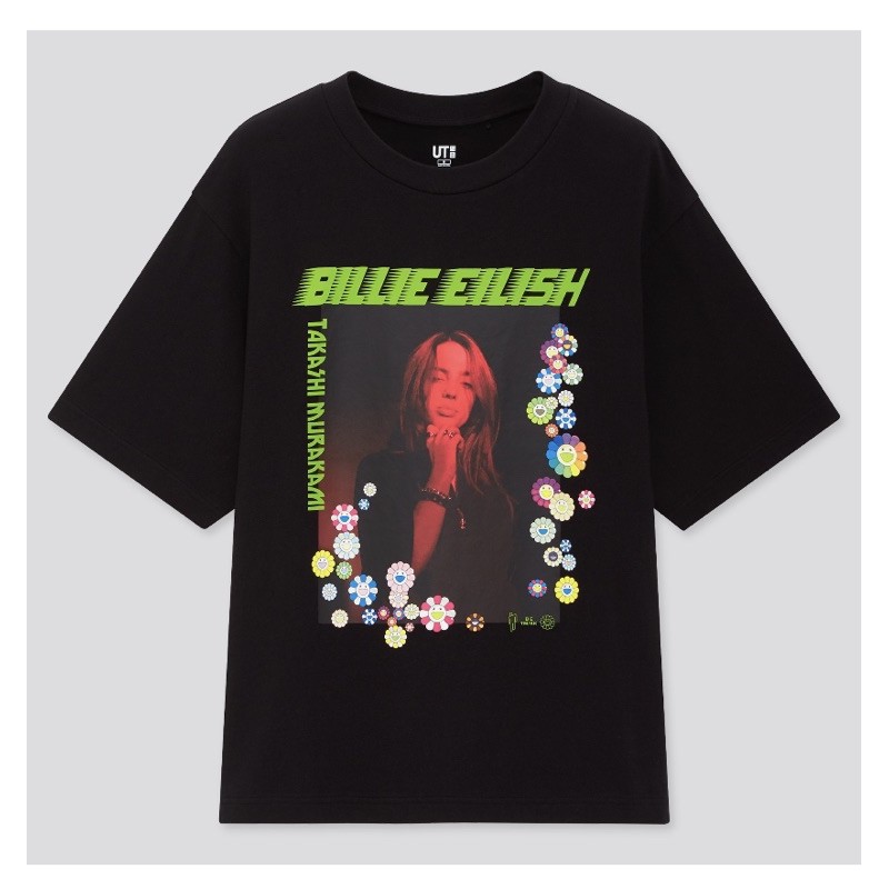 Áo thun UNI QLO/ áo phông Billie Eilish x Takashi Murakami