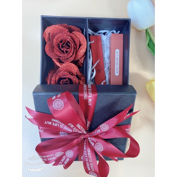 Hộp Hoa Nhũ Đựng Son Cao Cấp | BigBuy360 - bigbuy360.vn