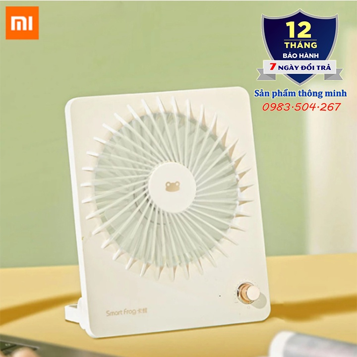Quạt tích điện để bàn mini Xiaomi Smart Frog KW-MF200/KW-MF300/KW-MF900 - dung lượng 2000 mAh - 7 giờ sử dụng