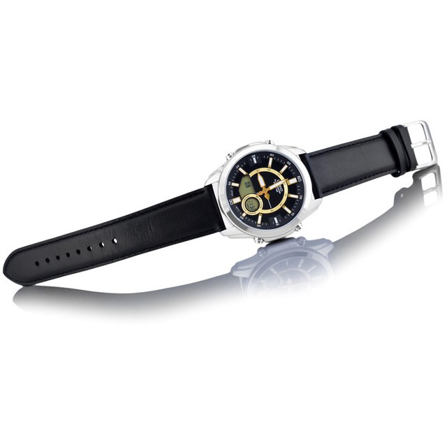 ĐỒNG HỒ NAM CASIO AMW-810L-1AV Chính Hãng Pin 10 năm - DÂY DA MÀU ĐEN