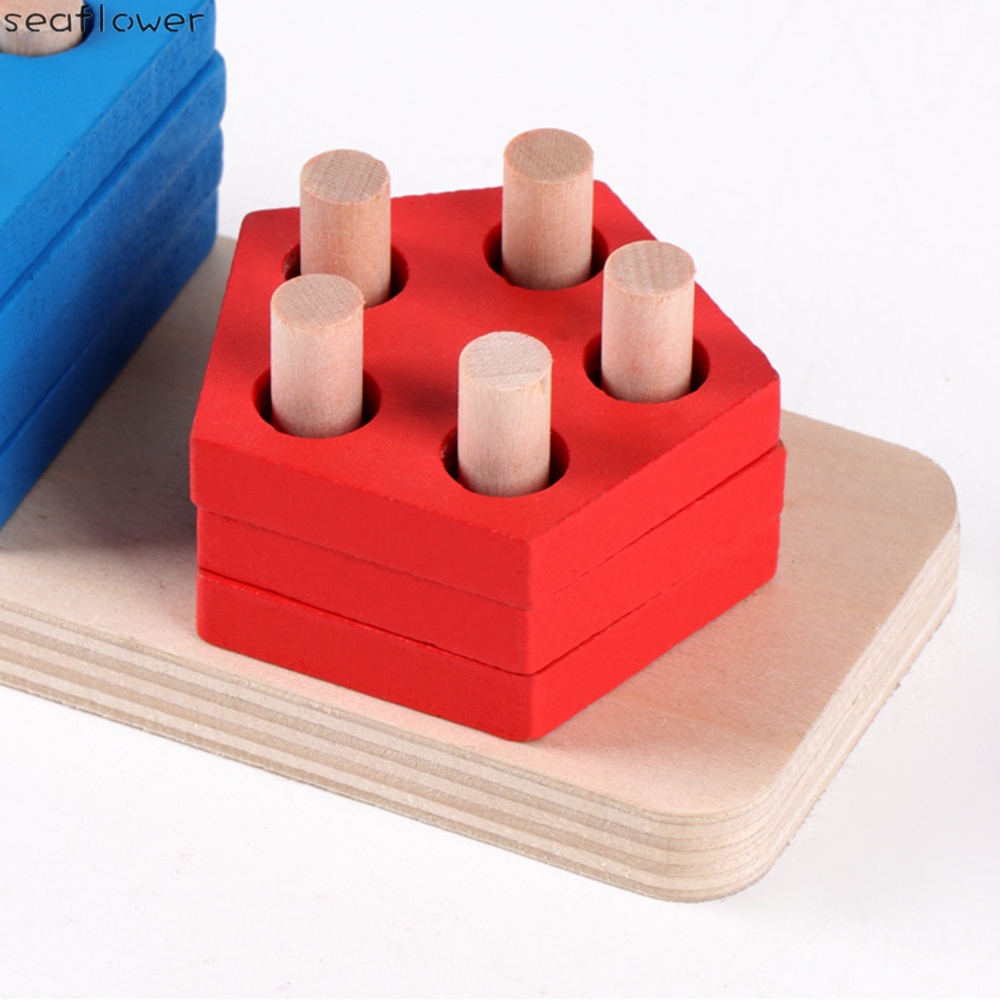 Đồ Chơi Lắp Ráp Hình Học Cải Thiện Nhận Thức Phù Hợp Với Tuổi 3 + Trẻ Em